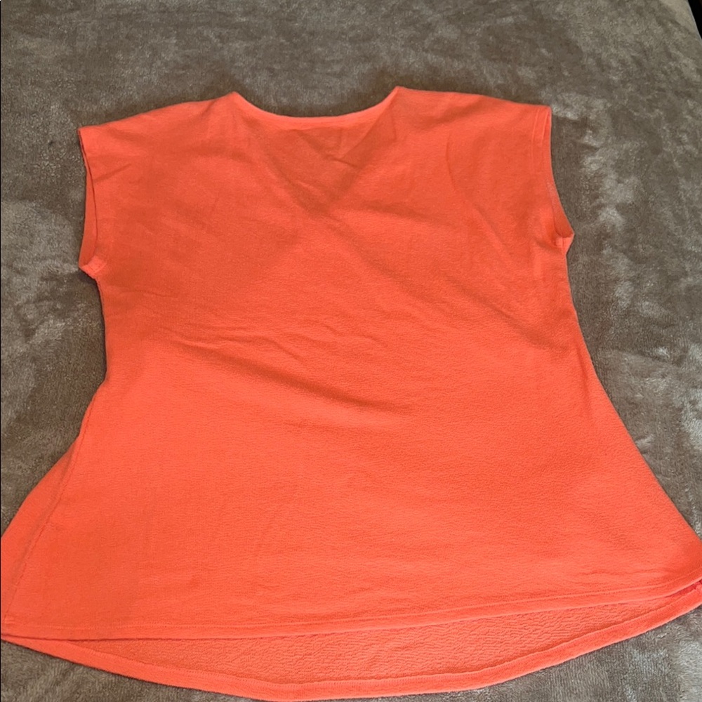 a:glow Coral Wrap Tie Front Maternity Blouse - Picture 5 of 6